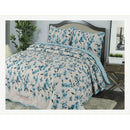 3 Piece Patchwork Reversible Bedspread Quilt Comfort Bed Throw Set Double & King