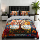2/3pcs Tree of Life Patchwork Quilt Cover Set, 1 Duvet Cover + 1/2 Pillowcases (Pillow Inserts Not Included), All-Season Home & Dormitory High-Definition Print