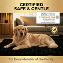 Luxury King Size Faux Fur Blanket | Double Sided Bubble Plush Throw, Machine Washable & Anti-Shedding, Oversized Warm Bedspread for Bed Sofa - Perfect Valentine'S Day, Christmas or Birthday Gift | Microfiber, Satin Weave, Boh