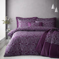 Sandringham Damask Soft Easy Care Bed Linen Bedding Duvet Cover Quilt Set with Pillow Cases