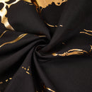 Black Marble Pattern Golden Printed Duvet Cover and Pillowcase Bedding Set, with A Light Luxury High-end Creative Design Three-piece Bedding Set, Soft and Comfortable Bedding Suitable for All Seasons