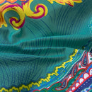 Bohemian Style 3pcs Duvet Cover Set - Breathable and Soft Polyester Material with Zipper Closure - Includes 1 Duvet Cover and 2 Randomly Cut Pillowcases (Patterns May Vary), Filler Not Included