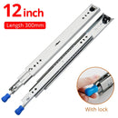 Drawer slides for drawers from 10" to 50"