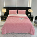 1 piece of soft flannel blanket, ideal for bed, plain sofa towel