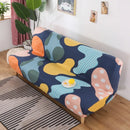 Elastic sofa bed cover, printed protective cover.