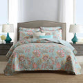 100% Cotton Quilted Bedspread for Queen/King Bed.
