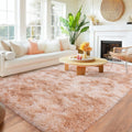 Long, fluffy rug for the living room.