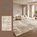 Cream Style Living Room Decoration Washable Carpet