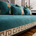 Luxury embroidered sofa cover, a