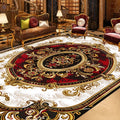 Beautiful European retro rug for the living room.