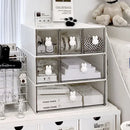 Desk organizer for stationery items with drawers
