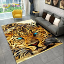 3D Tiger Leopard Cheetah Lion Wolf Area Rug,