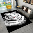 3D Tiger Leopard Cheetah Lion Wolf Area Rug,