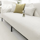 Universal chenille sofa cover with non-slip texture.