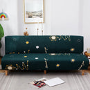 Elastic sofa bed cover, printed protective cover.