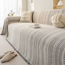 3-seater sofa cover with herringbone pattern.