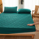Waterproof padded mattress protector