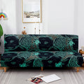 Elastic sofa bed cover, printed protective cover.