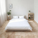 Gray shaggy rug for living room, super soft