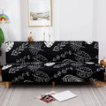 Elastic sofa bed cover, printed protective cover.