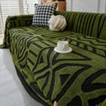 Soft and thick fleece sofa cover, non-slip.