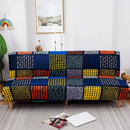 Elastic sofa bed cover, printed protective cover.