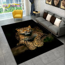 3D Tiger Leopard Cheetah Lion Wolf Area Rug,