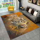 3D Tiger Leopard Cheetah Lion Wolf Area Rug,
