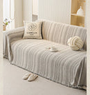 3-seater sofa cover with herringbone pattern.