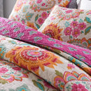 100% Cotton Quilted Bedspread for Queen/King Bed.