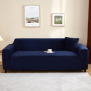 Stretch velvet sofa cover, 3-seater sofa protector