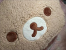Cartoon Rilakkuma plush rug, soft and fluffy rug with the Korilakkuma bear.
