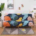 Elastic sofa bed cover, printed protective cover.