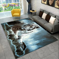 3D Tiger Leopard Cheetah Lion Wolf Area Rug,