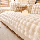 Sofa cover in synthetic rabbit fur plush-Limited time offer ✅