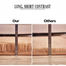 Gray shaggy rug for living room, super soft