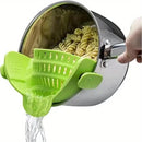 1 unit, Colander, Pot Drainer, Adjustable Colander with Clip