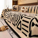 Soft and thick fleece sofa cover, non-slip.