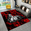 3D Tiger Leopard Cheetah Lion Wolf Area Rug,
