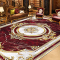 Beautiful European retro rug for the living room.