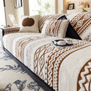 Protective sofa cover, ideal for winter.