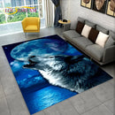3D Tiger Leopard Cheetah Lion Wolf Area Rug,
