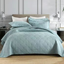 100% Cotton Quilted Bedspread for Single, Double and Queen Beds.