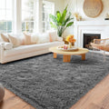 Long, fluffy rug for the living room.