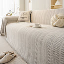 3-seater sofa cover with herringbone pattern.