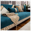Luxury embroidered sofa cover, a