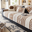 Protective sofa cover, ideal for winter.