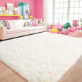 Long, fluffy rug for the living room.