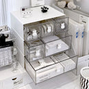 Desk organizer for stationery items with drawers