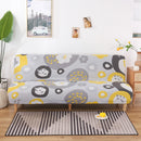 Elastic sofa bed cover, printed protective cover.